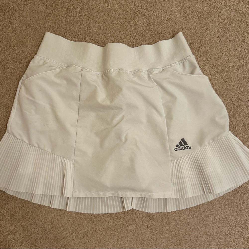 Adidas Primegreen White Golf Skort Size Large